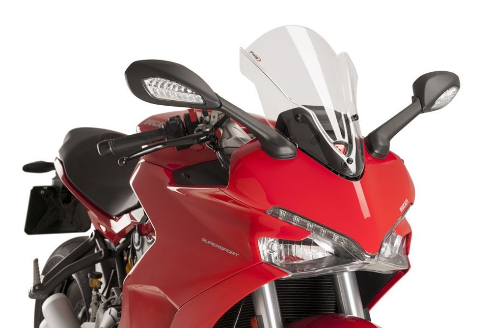 PUIG 9434W Z-Racing Scheibe passend fuer DUCATI SUPERSPORT 939 Transparent