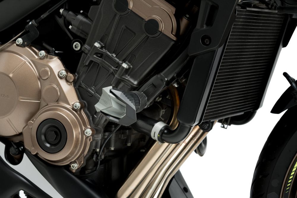 PUIG 9443N Sturzpads R19 passend fuer HONDA CB650F Schwarz