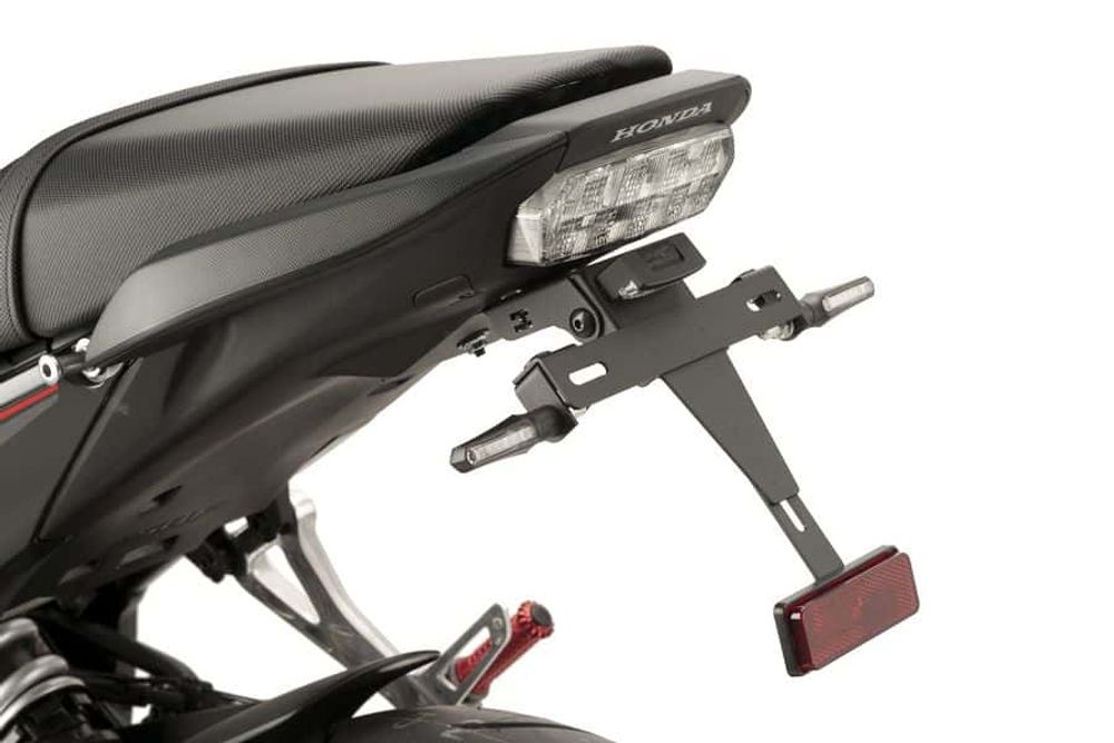 PUIG 7100N Kennzeichenhalters passend fuer HONDA CB650F Schwarz