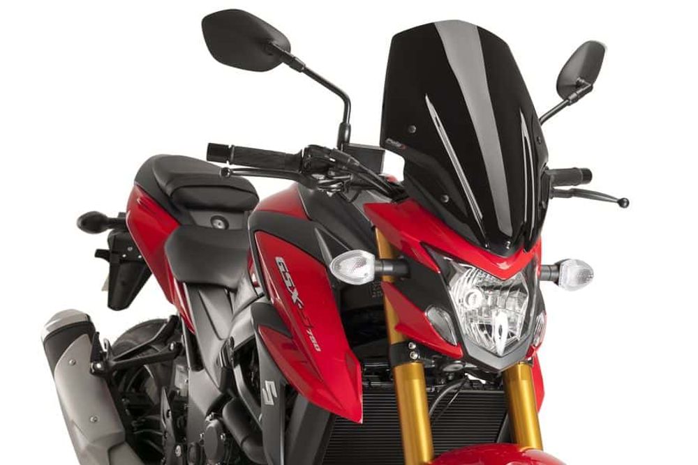 PUIG 9436N New Generation Touring passend fuer SUZUKI GSX-S750 Schwarz