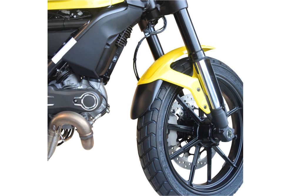 PUIG 9023N Verlängerung des vorderen Schutzblechs passend fuer DUCATI SCRAMBLER ICON Schwarz