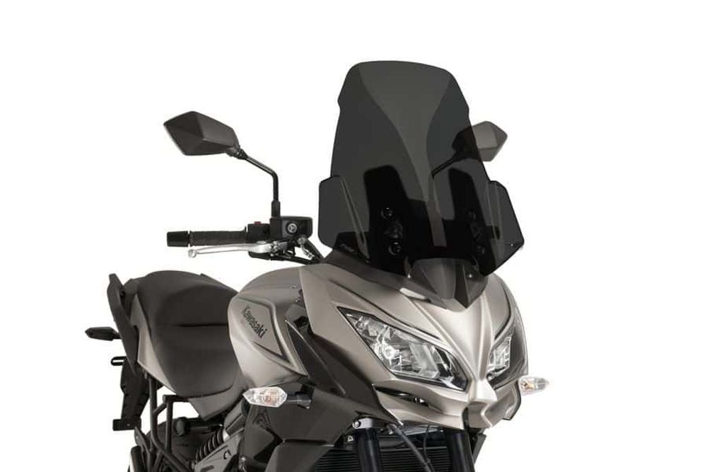 PUIG 9421F Tourenscheibe passend fuer KAWASAKI VERSYS 650 Stark getönt