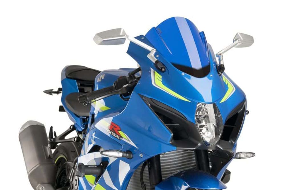 PUIG 9013A Z-Racing Scheibe passend fuer SUZUKI GSX-R1000 Blau