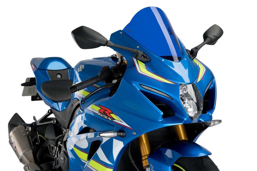 PUIG 3631A R-Racer Scheibe passend fuer SUZUKI GSX-R1000 Blau