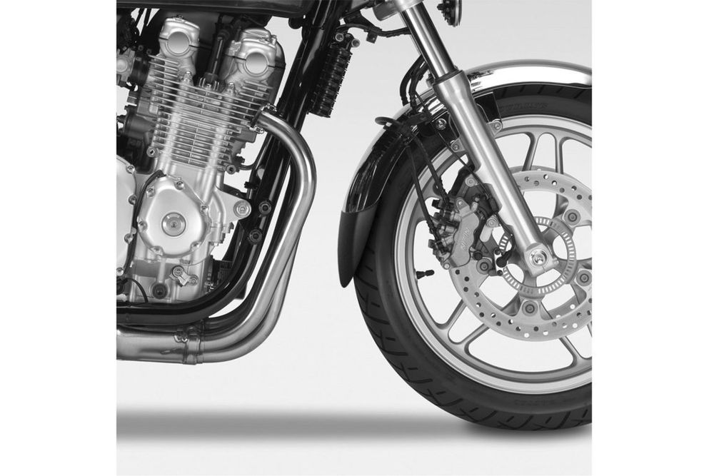 PUIG 9820N Verlängerung des vorderen Schutzblechs passend fuer HONDA CB1100 Schwarz