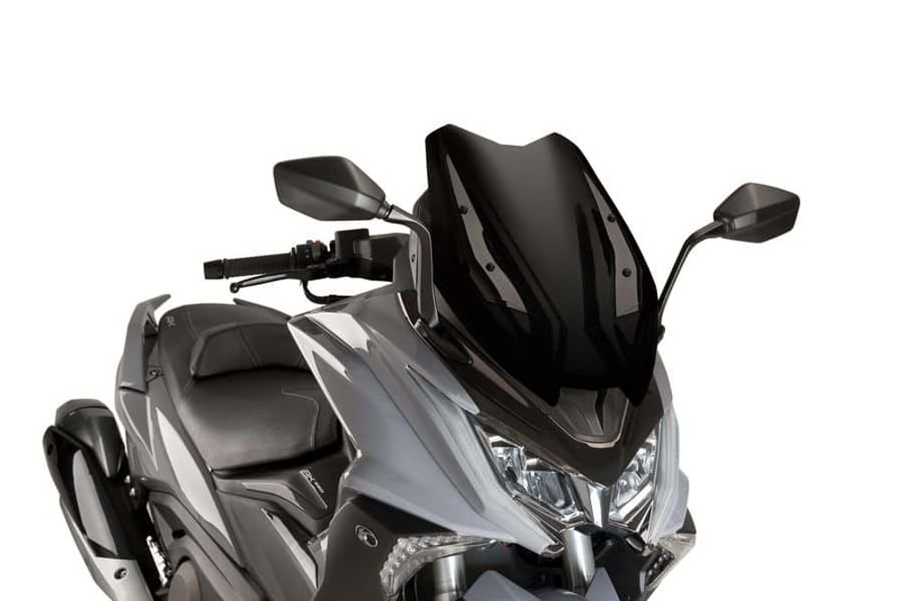 PUIG 9478N Windschutzscheibe V-Tech Line Sport passend fuer KYMCO AK550 Schwarz