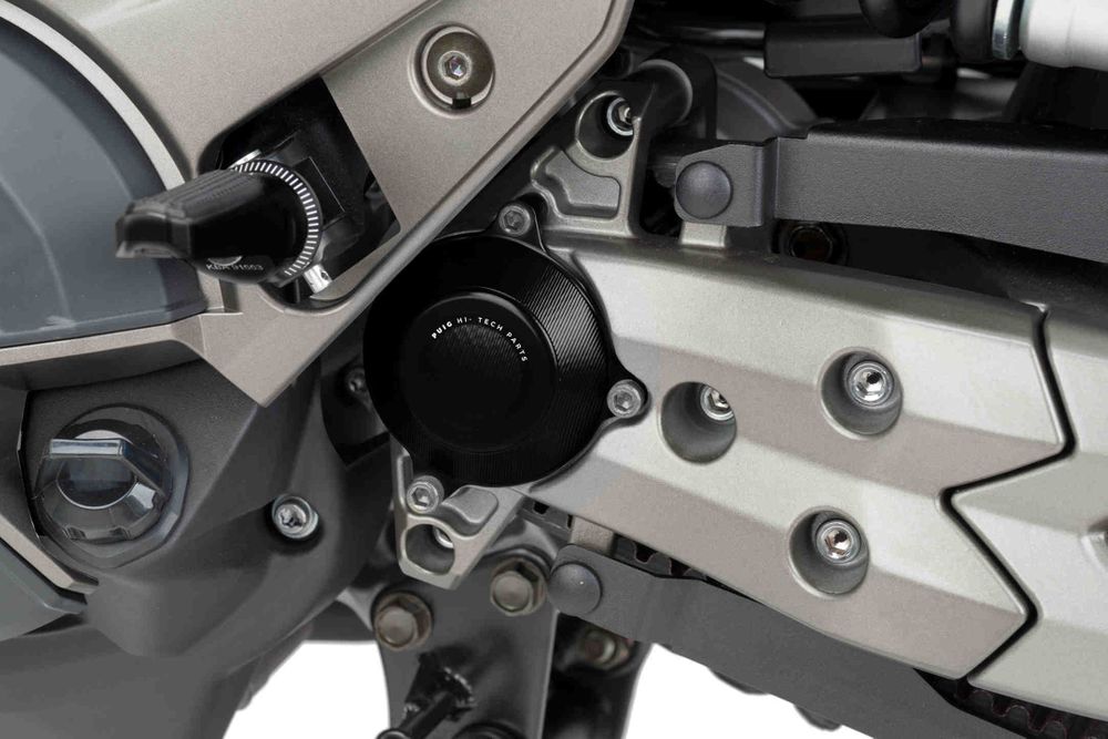 PUIG 9547N Sump Cover passend fuer KYMCO AK550 PREMIUM Schwarz