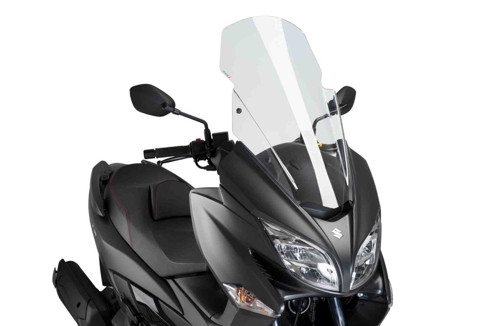 PUIG 9973W Windschutzscheibe V-Tech Line Touring passend fuer SUZUKI BURGMAN 400 Transparent