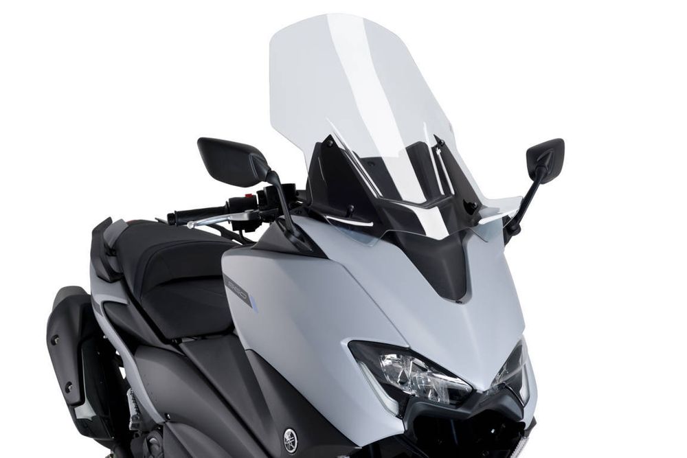 PUIG 9424W Windschutzscheibe V-Tech Line Touring passend fuer YAMAHA T-MAX 530 Transparent