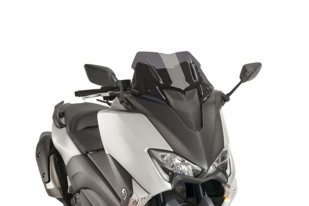 PUIG 9423F Windschutzscheibe V-Tech Line Sport passend fuer YAMAHA T-MAX 530 Stark getönt