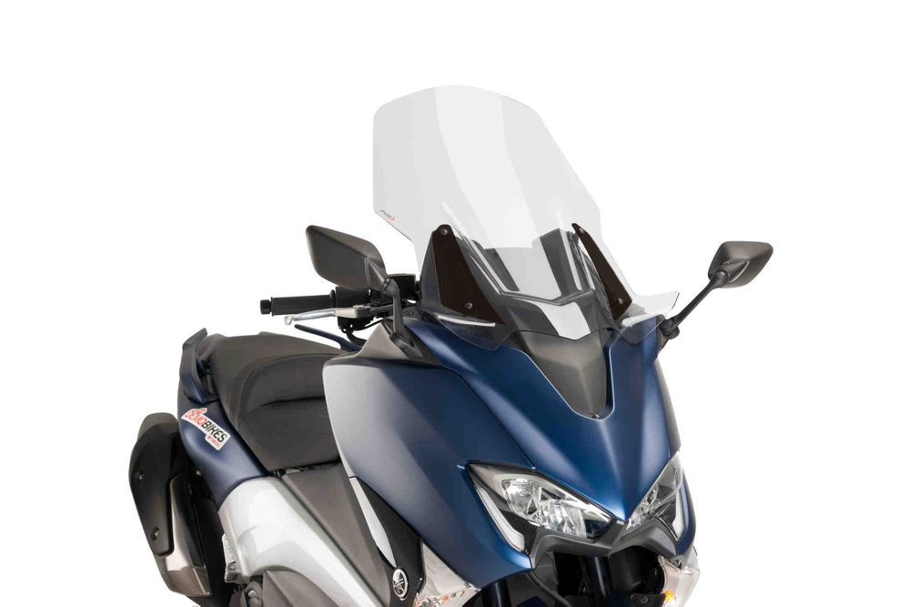 PUIG 9424W Windschutzscheibe V-Tech Line Touring passend fuer YAMAHA T-MAX 530 Transparent