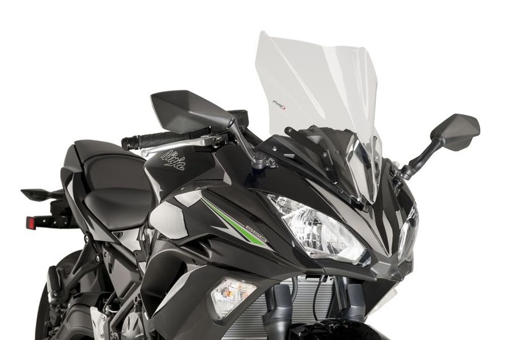 PUIG 9711W Z-Racing Scheibe passend fuer KAWASAKI NINJA 650 Transparent