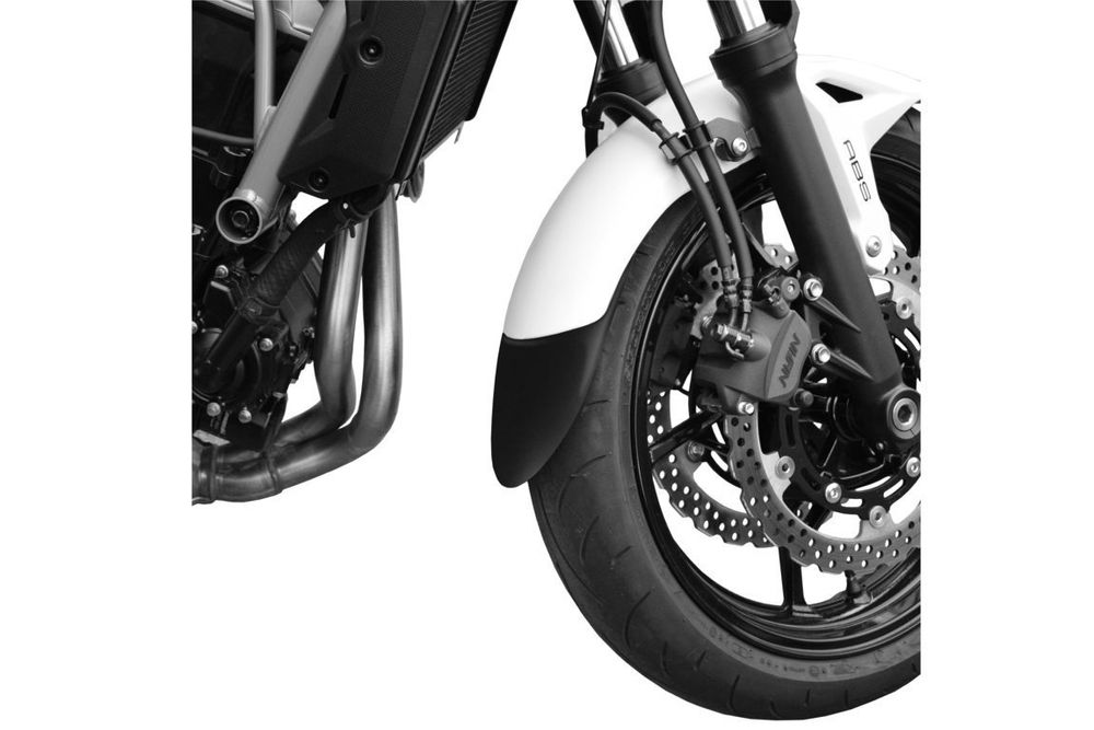 PUIG 9827N Verlängerung des vorderen Schutzblechs passend fuer KAWASAKI Z650 Schwarz