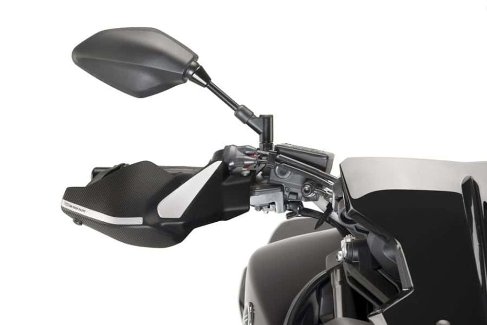 PUIG 9161C Handschutzprotektoren passend fuer YAMAHA MT-09 Carbon look