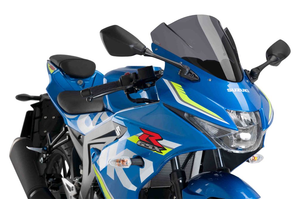 PUIG 9721F Z-Racing Scheibe passend fuer SUZUKI GSX-R125 Stark getönt