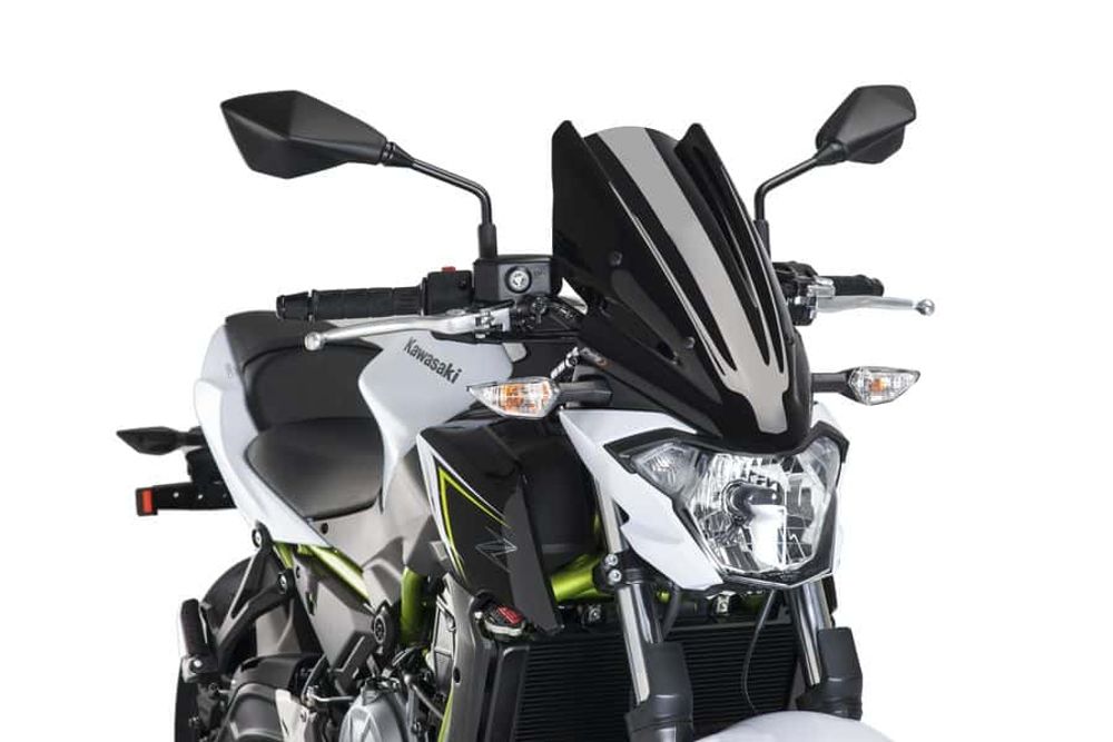 PUIG 9369N New Generation Touring passend fuer KAWASAKI Z650 Schwarz