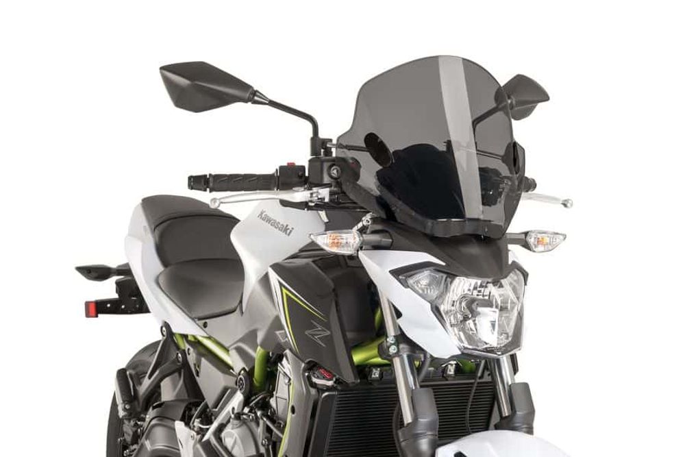 PUIG 6407F Trend passend fuer KAWASAKI ER-6N Stark getönt