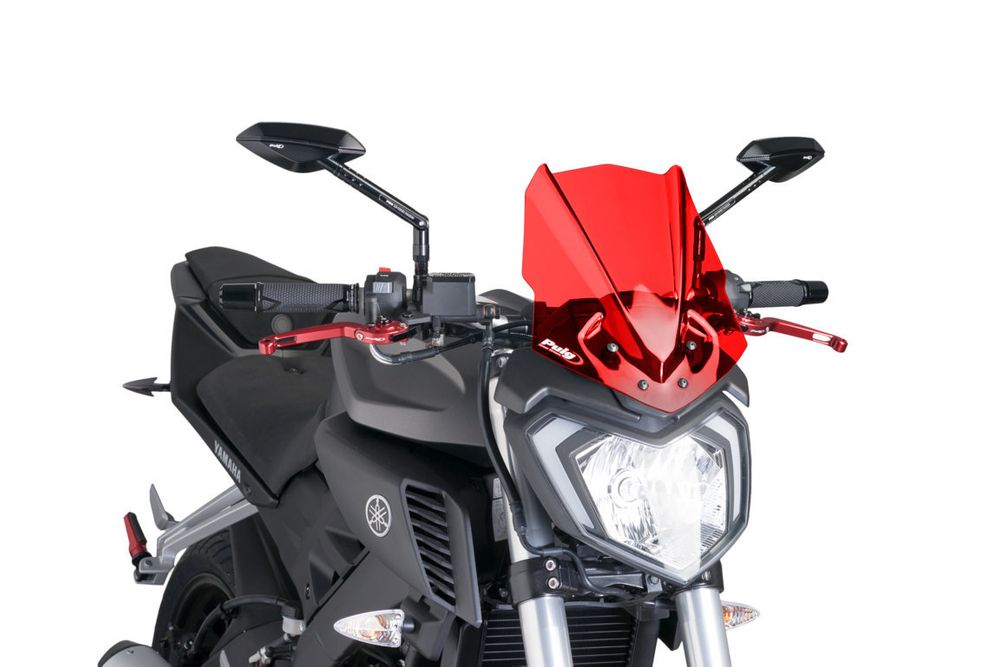 PUIG 7654R New Generation Sport passend fuer YAMAHA MT-125 Rot