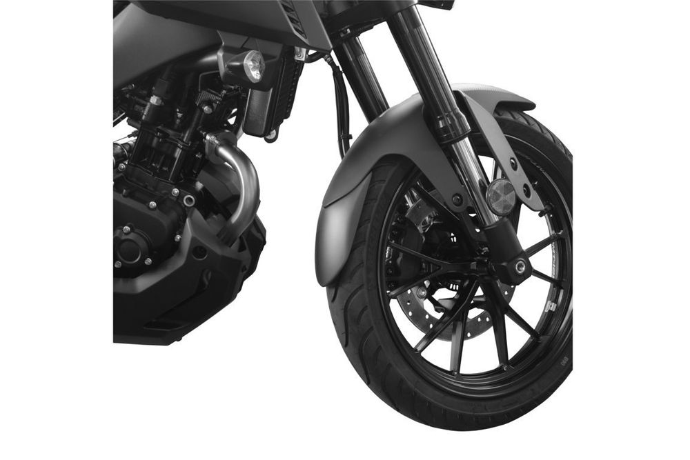 PUIG 9834N Verlängerung des vorderen Schutzblechs passend fuer YAMAHA YZF-R125 Schwarz