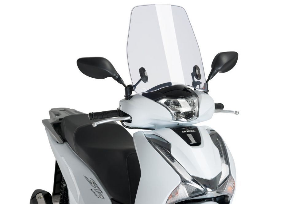 PUIG 9385W Rollerscheibe Urban passend fuer HONDA SH 125i 4T E4 Transparent