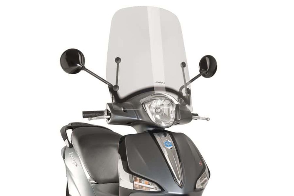 PUIG 5850W Rollerscheibe T.S. passend fuer PIAGGIO LIBERTY 50 Transparent