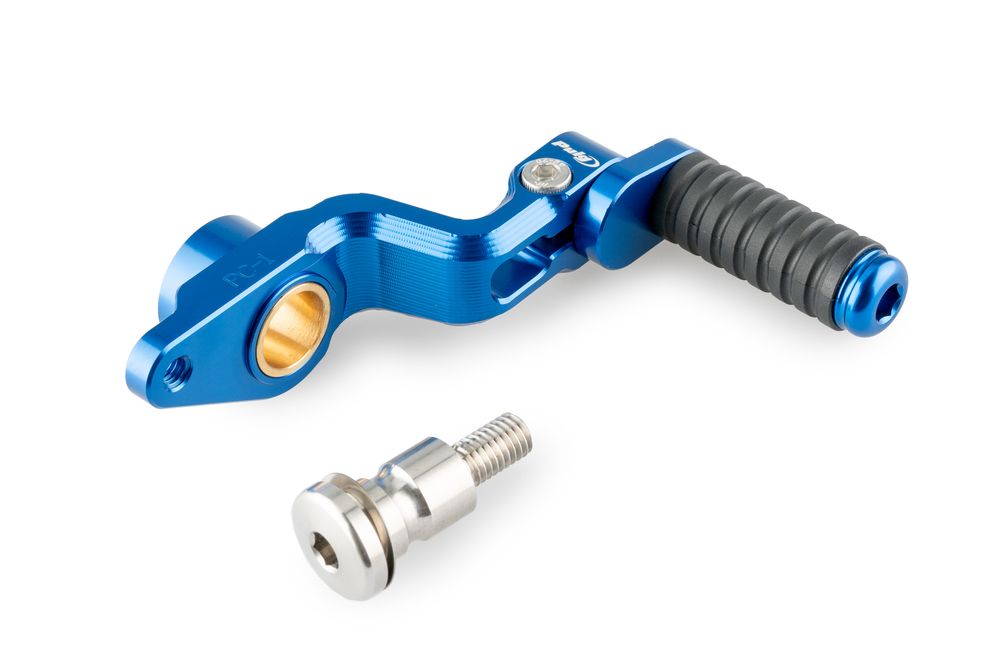 PUIG 21469A Verstellbares Gangschaltpedal passend fuer YAMAHA MT-09 Blau