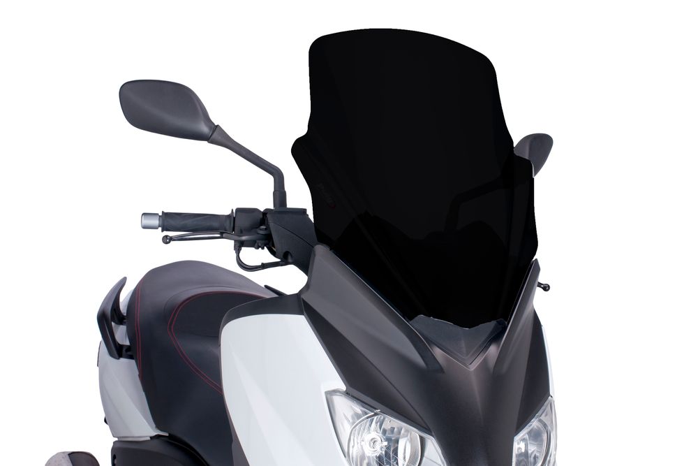 PUIG 6259N Windschutzscheibe V-Tech Line Touring passend fuer YAMAHA X-MAX 125 Schwarz