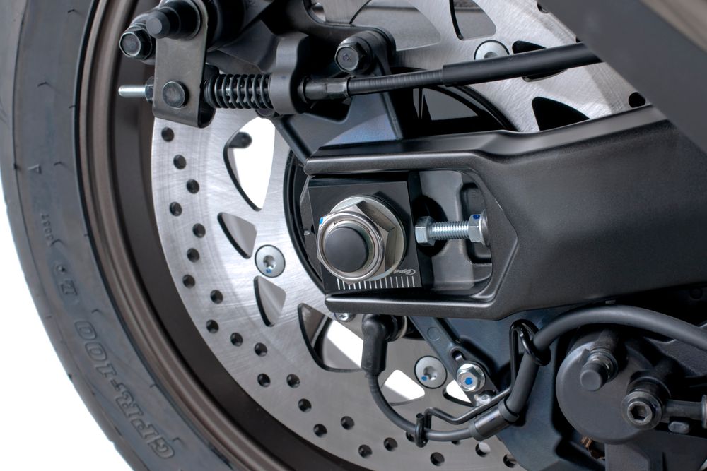 PUIG 7357N Radspanner Hinterrad passend fuer YAMAHA T-MAX 530 Schwarz