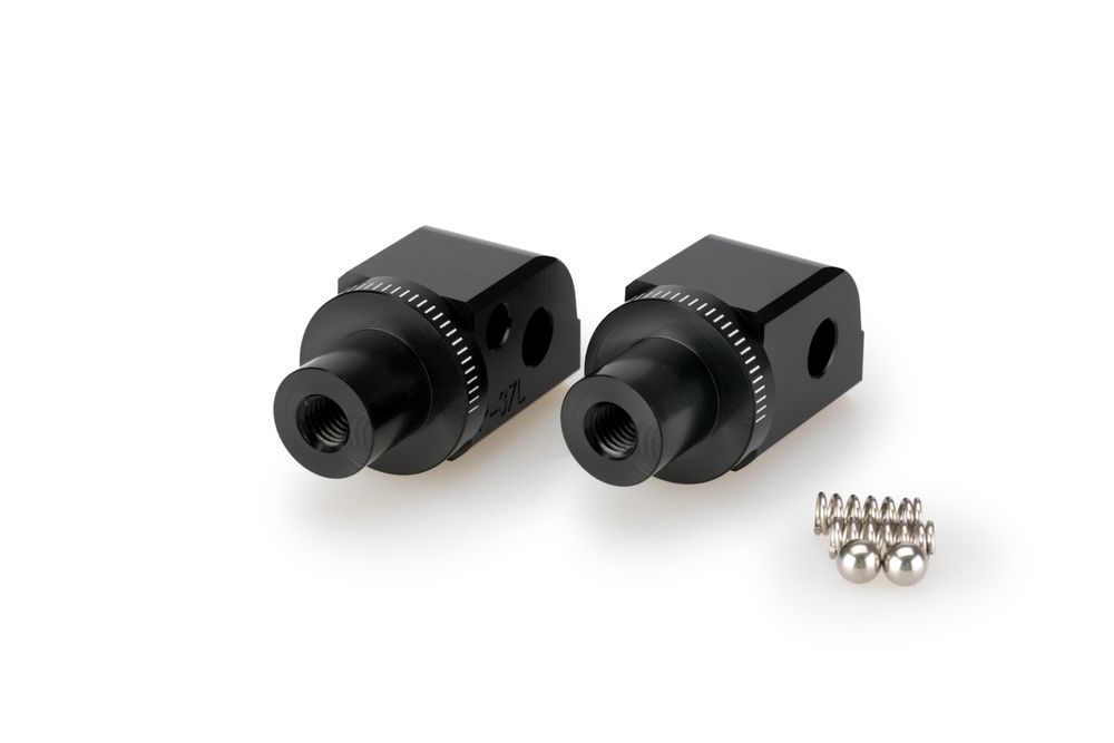 PUIG 7209N Vintage Fußrasten passend fuer KTM 1290 SUPERDUKE GT Schwarz