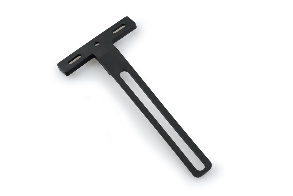 PUIG 1553N Kennzeichenhalters passend fuer UNIVERSAL UNIVERSAL Schwarz