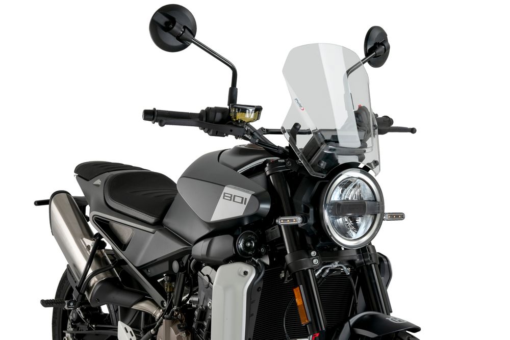 PUIG 22189W New Generation Sport passend fuer HUSQVARNA SVARTPILEN 801 Transparent