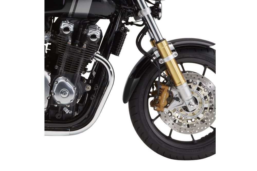 PUIG 9822N Verlängerung des vorderen Schutzblechs passend fuer HONDA CB1100RS Schwarz