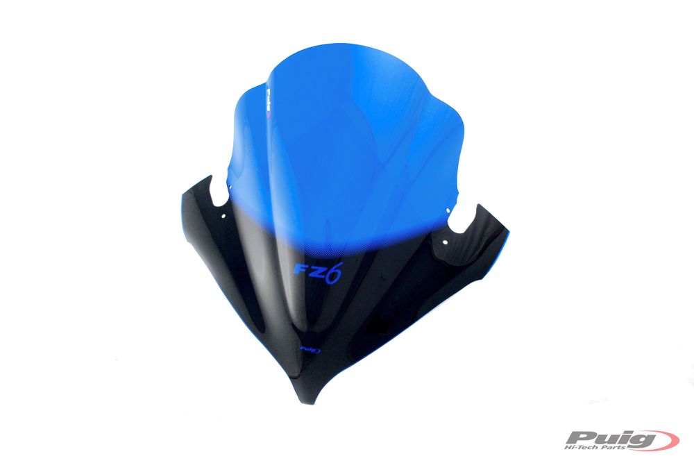 PUIG 1646A Racingscheibe passend fuer YAMAHA FZ6 FAZER Blau