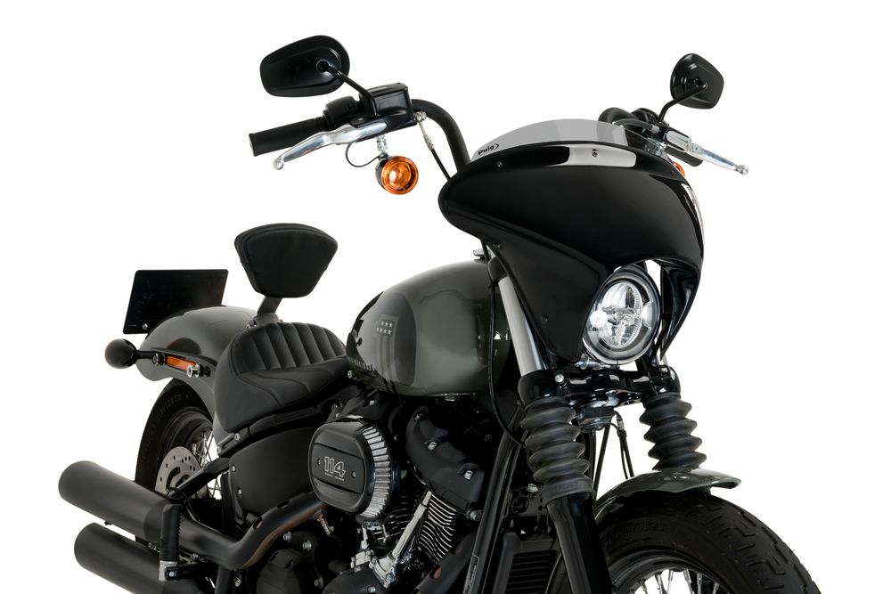 PUIG 21214H Batwing SML Sport passend fuer HARLEY DAVIDSON SOFTAIL STREET BOB FXBB Getönt