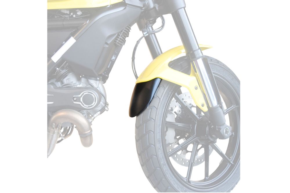 PUIG 9023N Verlängerung des vorderen Schutzblechs passend fuer DUCATI SCRAMBLER ICON Schwarz