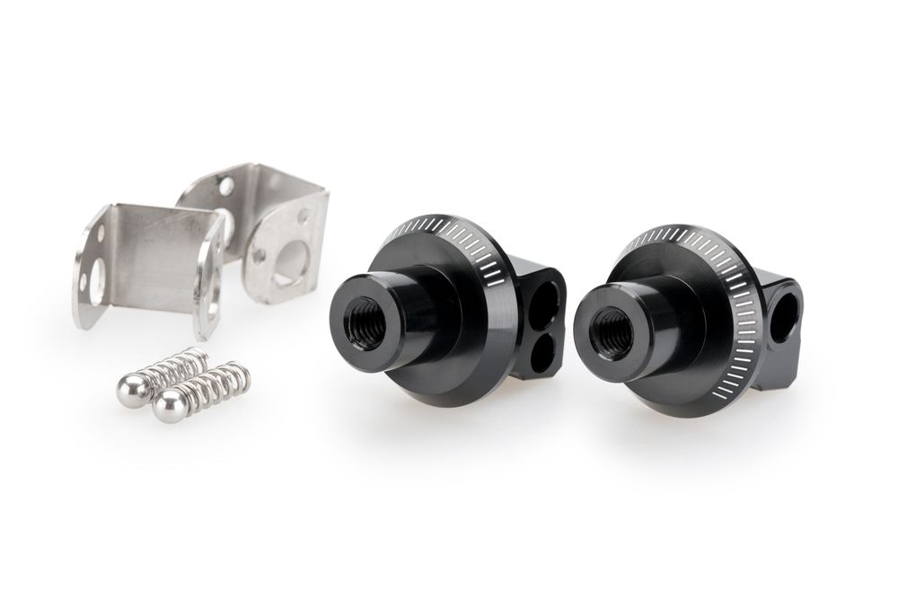 PUIG 20454N Vintage Fußrasten passend fuer KTM 1290 SUPERDUKE R Schwarz