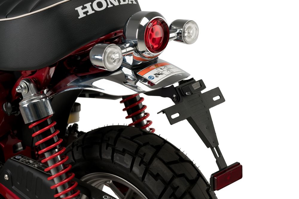 PUIG 20550N Kennzeichenhalters passend fuer HONDA MONKEY 125 Schwarz