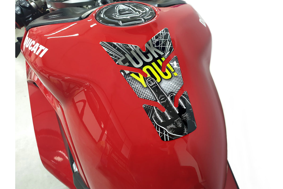 PUIG 20596N F-You Tankschutz passend fuer HONDA NT650V DEAUVILLE Schwarz