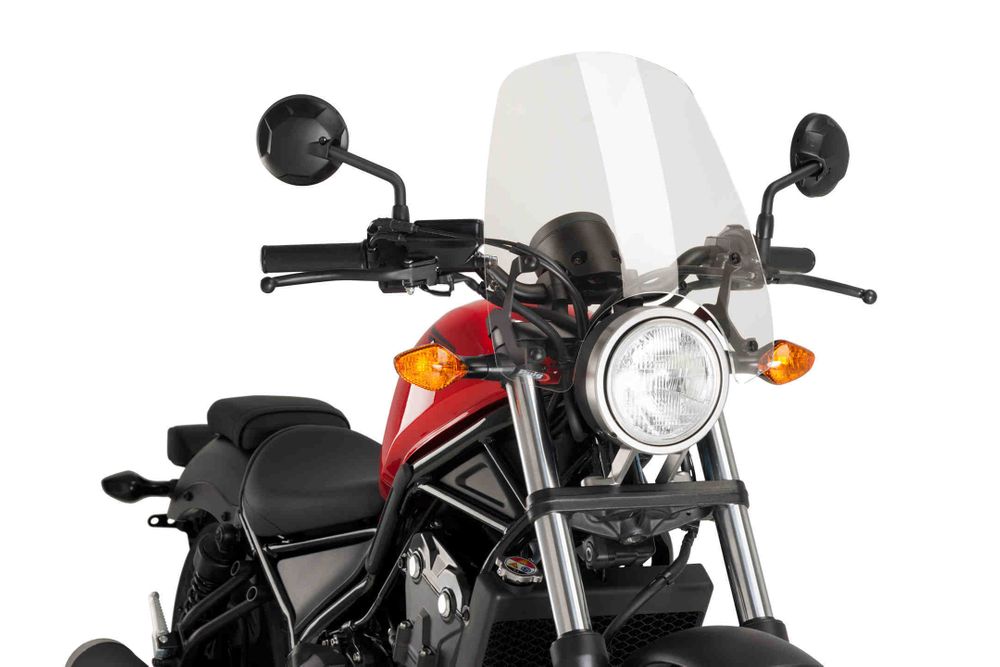 PUIG 9462W New Generation Touring passend fuer HONDA CMX 500 REBEL Transparent