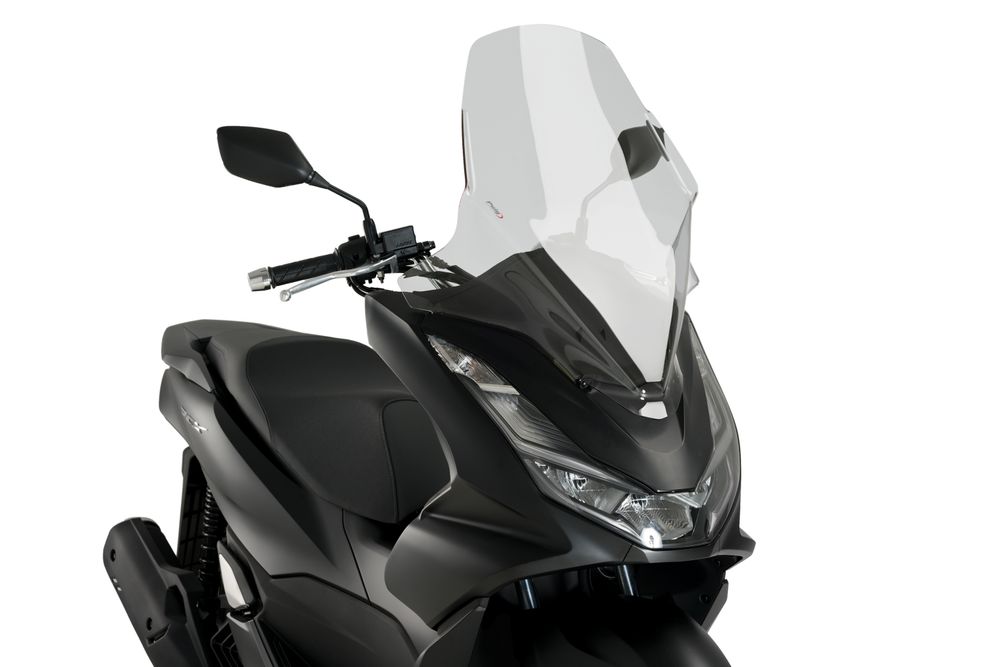 PUIG 20637W Windschutzscheibe V-Tech Line Touring passend fuer HONDA PCX 125 Transparent