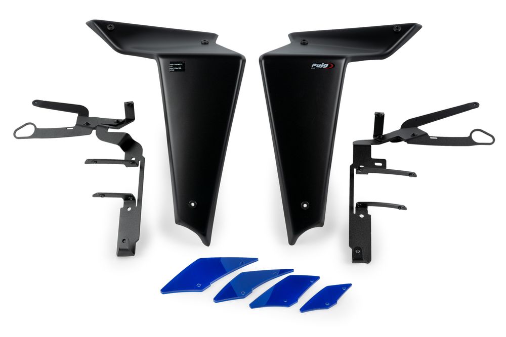 PUIG 20647A Naked Side Spoiler passend fuer YAMAHA MT-09 SP Blau