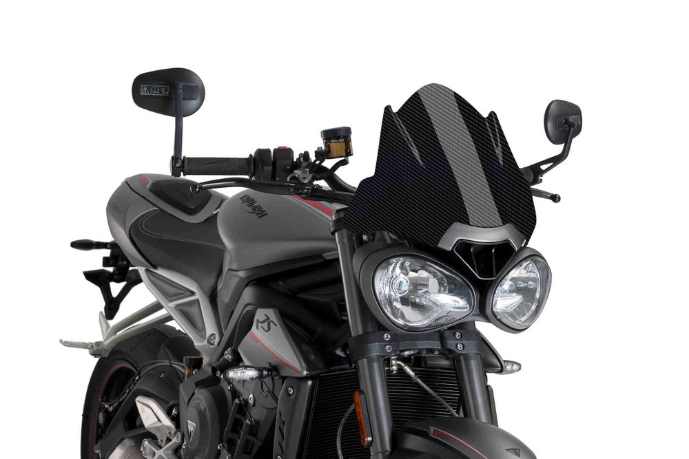PUIG 8929C New Generation Sport passend fuer TRIUMPH SPEED TRIPLE 1050 R Carbon look