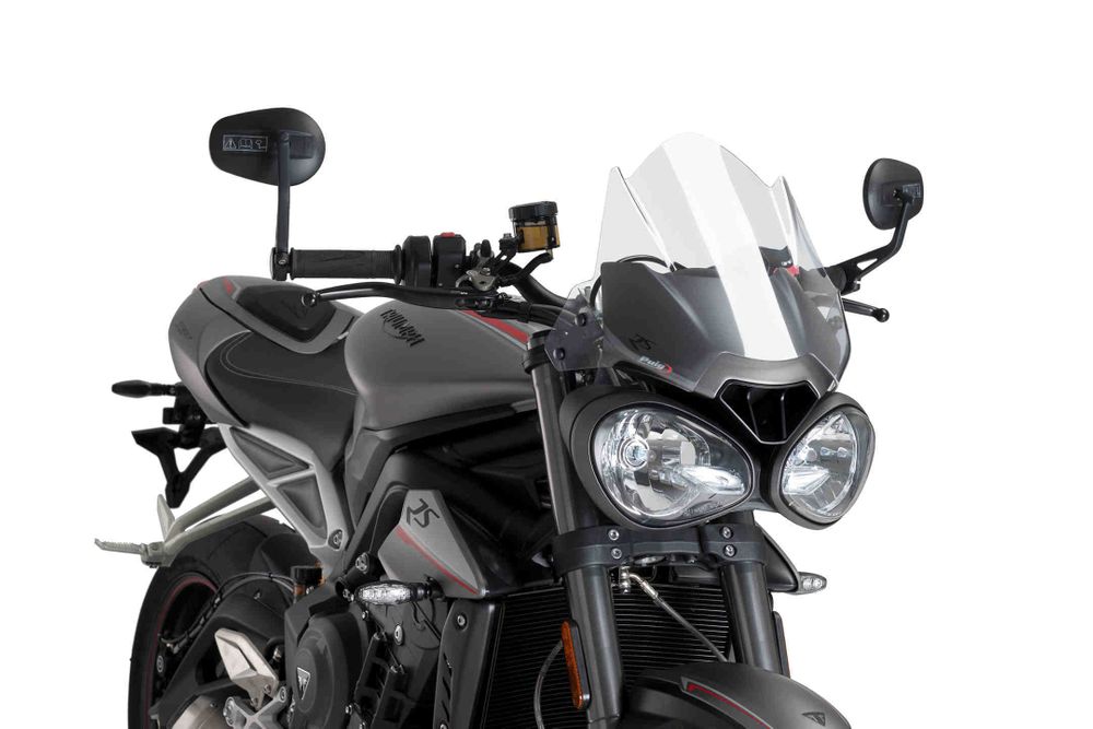 PUIG 8929W New Generation Sport passend fuer TRIUMPH SPEED TRIPLE 1050 R Transparent