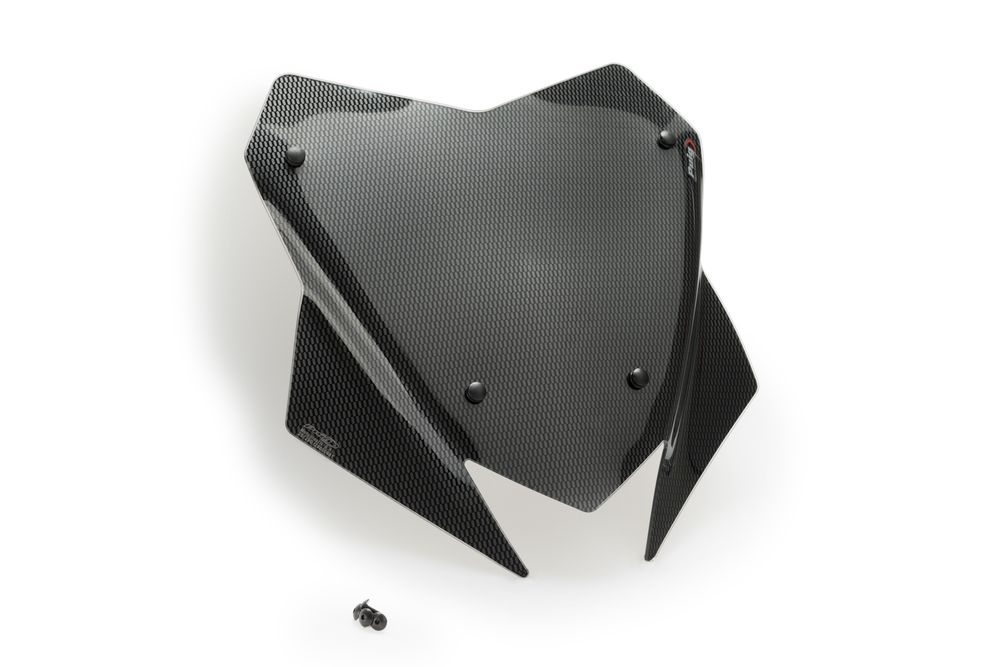 PUIG 20729C Sportscheibe passend fuer DUCATI MULTISTRADA V4 PIKES PEAK Carbon look