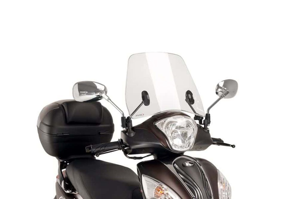 PUIG 9501W Rollerscheibe Trafic passend fuer KYMCO FILLY 125 Transparent
