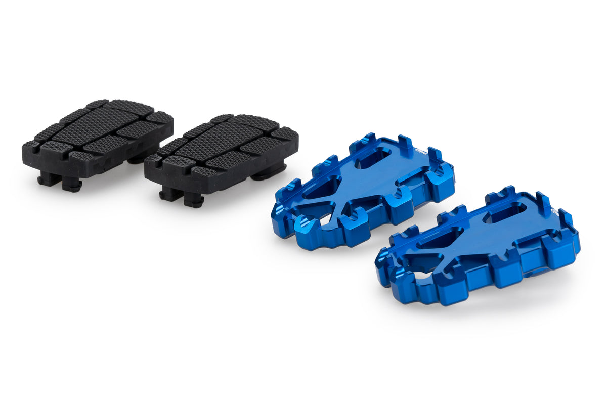 PUIG 20851A Enduro 2.0. Fussrasten passend fuer SUZUKI GSX-R750 Blau