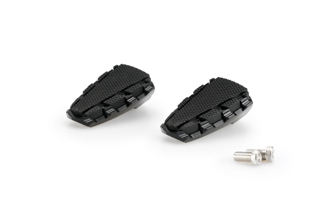 PUIG 20853N Trail 2.0. Fussrasten passend fuer SUZUKI GSX-R750 Schwarz