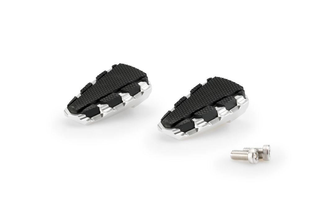 PUIG 20853P Trail 2.0. Fussrasten passend fuer SUZUKI GSX-R750 Silber