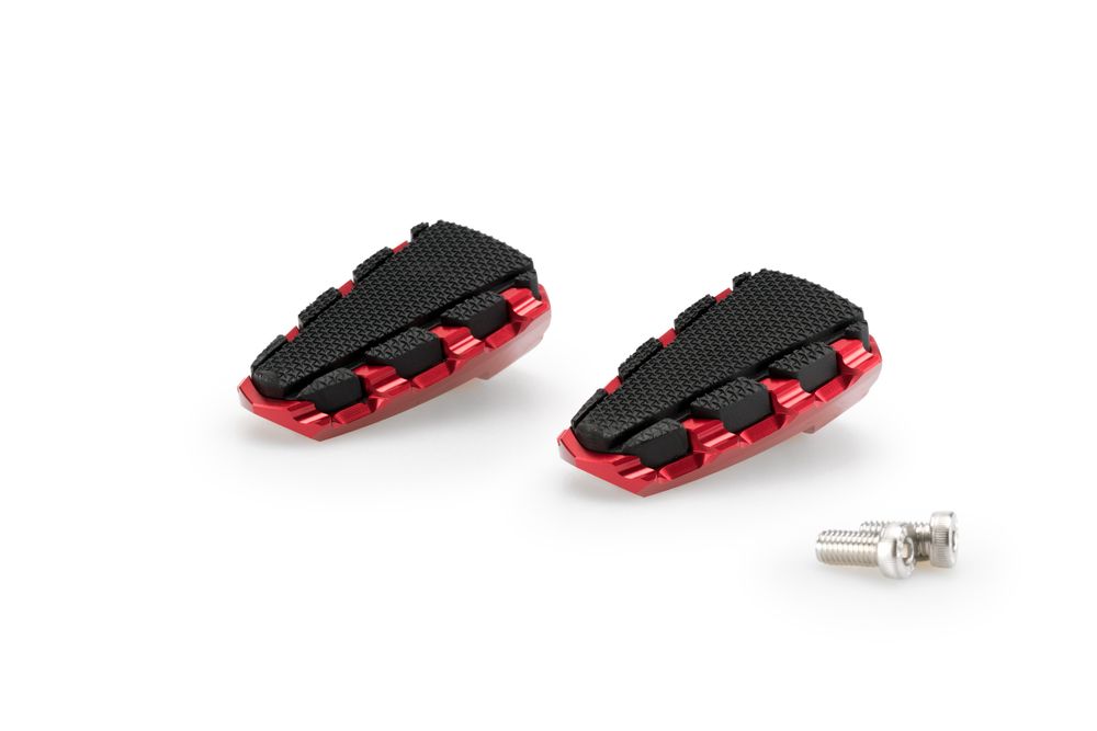 PUIG 20853R Trail 2.0. Fussrasten passend fuer SUZUKI GSX-R750 Rot