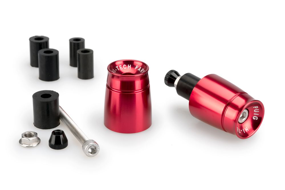PUIG 21011R Lenkerenden Sport passend fuer KTM 125 DUKE Rot